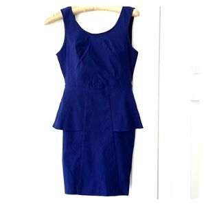 Royal blue dress